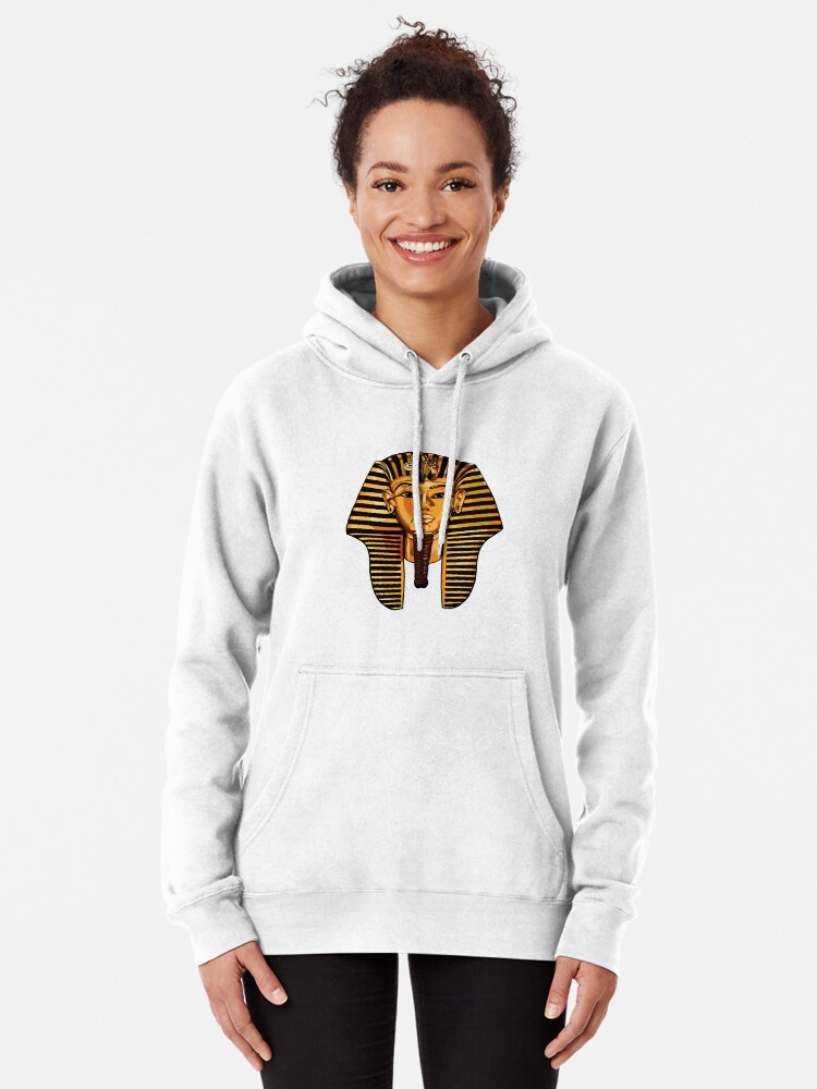 King Pharaoh Tutankhamun King Tut Pharaoh Ancient Egyptian Pullover Hoodie for Sale by Miftees Redbubble