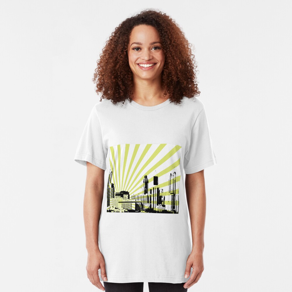 City Bliss. Slim Fit T-Shirt