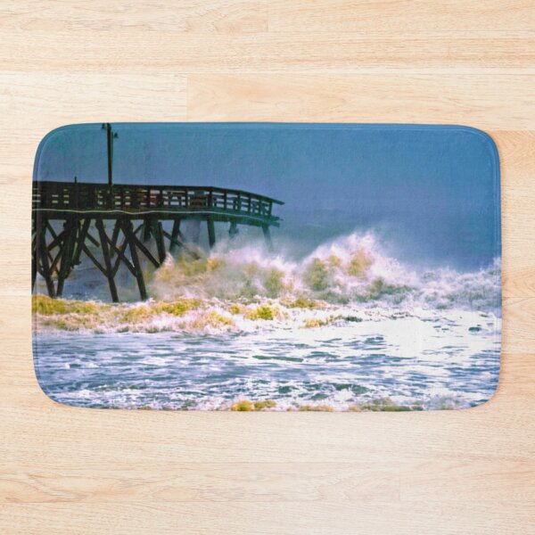Item preview, Raging Waves Wreak Surfside Pier designed and sold by What I See by Dawne.
