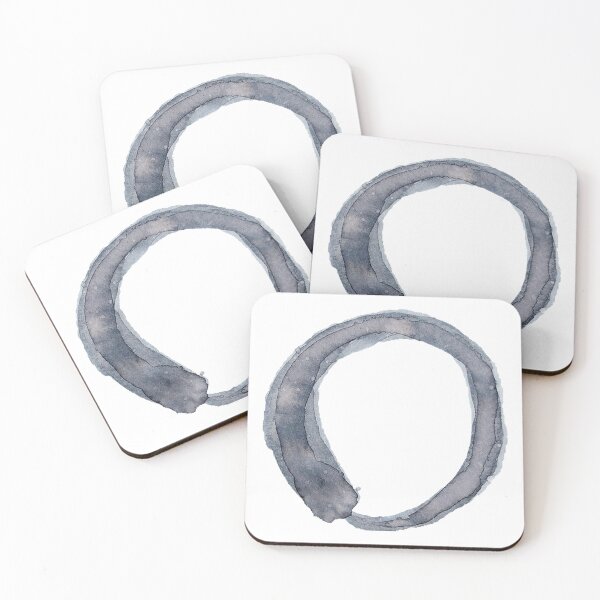 Item preview, Watercolor Enso in Grey designed and sold by Polishthestone.