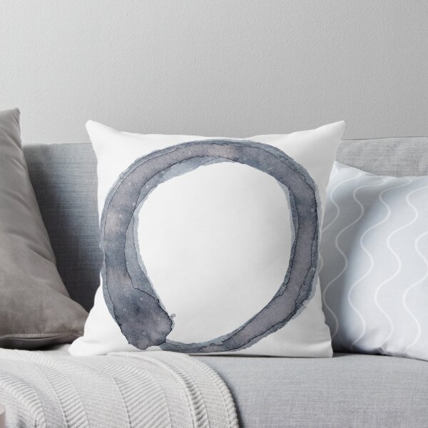 Item preview, Watercolor Enso in Grey designed and sold by Polishthestone.