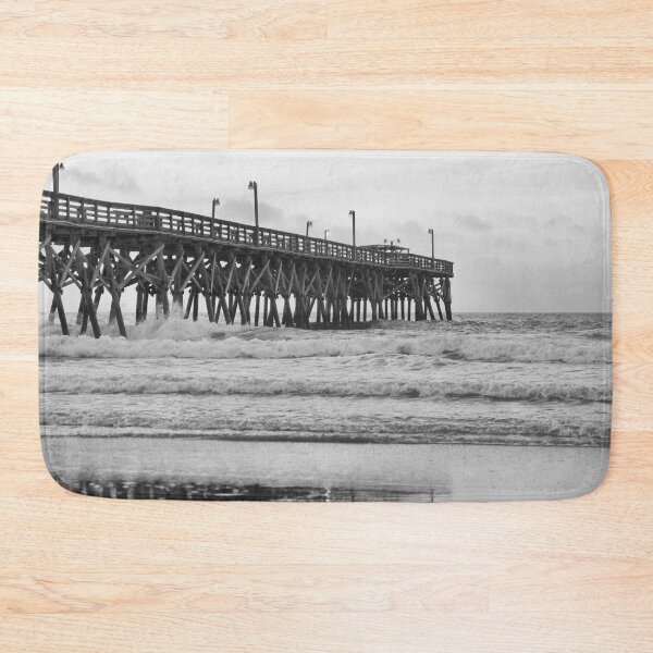 Item preview, Surfside Pier In Black & White designed and sold by What I See by Dawne.