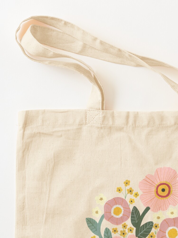 Floral Tote Bag, Flower Tote Bag Aesthetic, Cloth Bag, Bag, Totebag,  Totebags, Aesthetic Tote Bag, Shopping Bag, Bags, Tote, Tote Bag Flower 