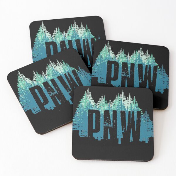 Item preview, (PNW) Pacific Northwest  Forest Washington Oregon Mountains Gift designed and sold by fernandopolania.
