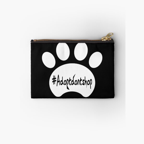 Item preview, Adopt don't shop (white) designed and sold by Dave Crokaert.