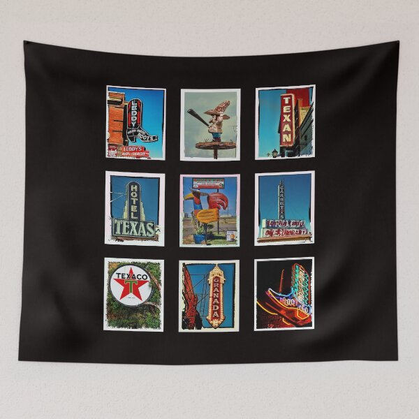 Item preview, Texas Signs in a 3x3 Grid designed and sold by Warren Paul Harris.