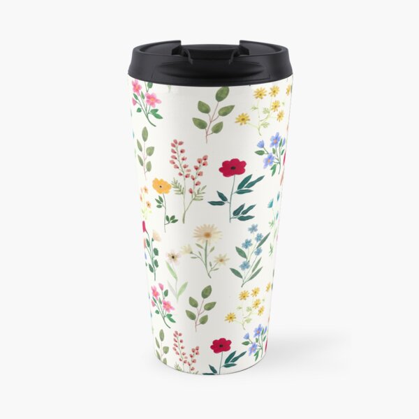 Spring Botanicals Travel Mug