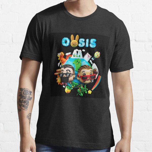 j balvin bad bunny oasis tour 2019 2020 budiyanto Camiseta esencial