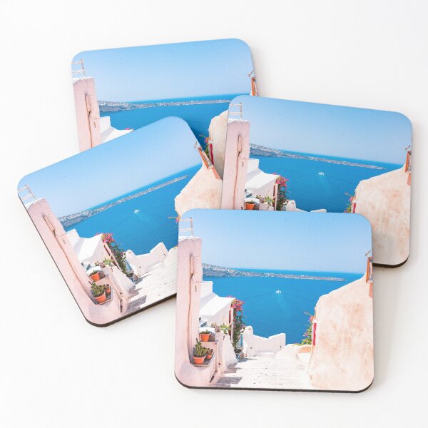 Aperçu de l'œuvre Santorin, Grèce, belles vues sur l'océan créée et vendue par newburyboutique.