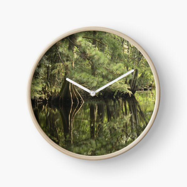down on the bayou Clock