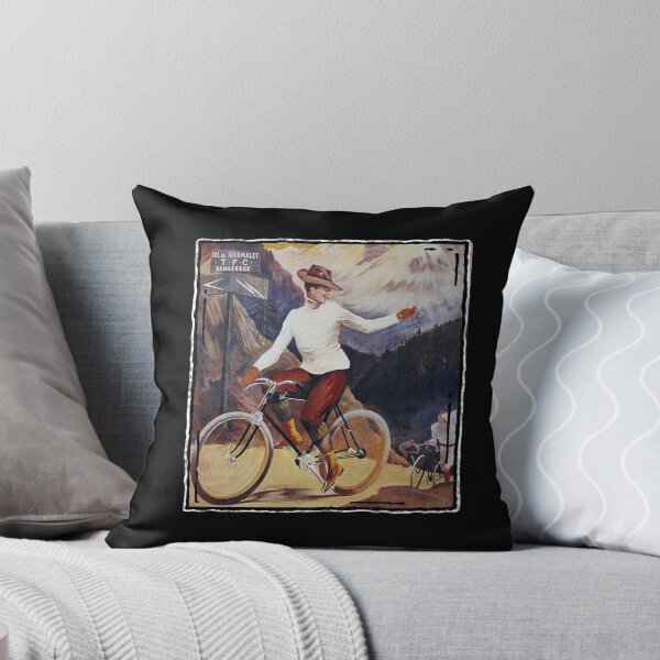 Item preview, Vintage bicycle rider in the mountains advert. designed and sold by azule1.