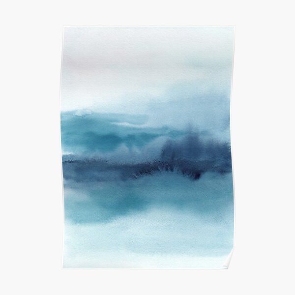 Abstract Landscape Painting Poster