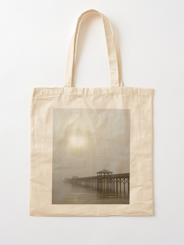 Alternate view of Bay St Louis Pier Tote Bag