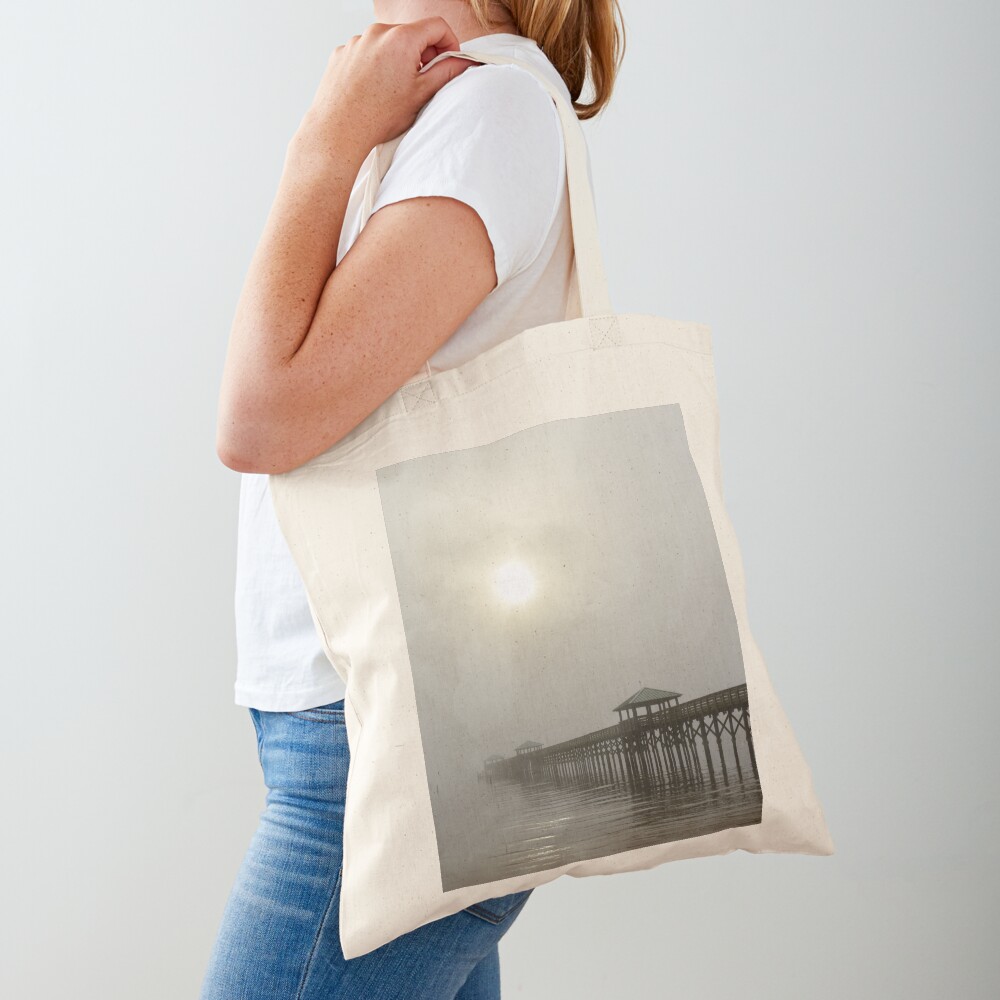Bay St Louis Pier Tote Bag