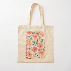 Blumentanz Baumwolltasche
