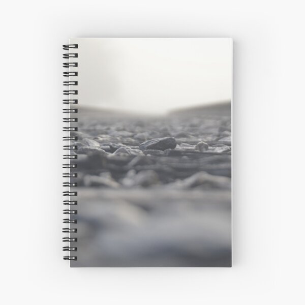 sunrise on the tracks Spiral Notebook