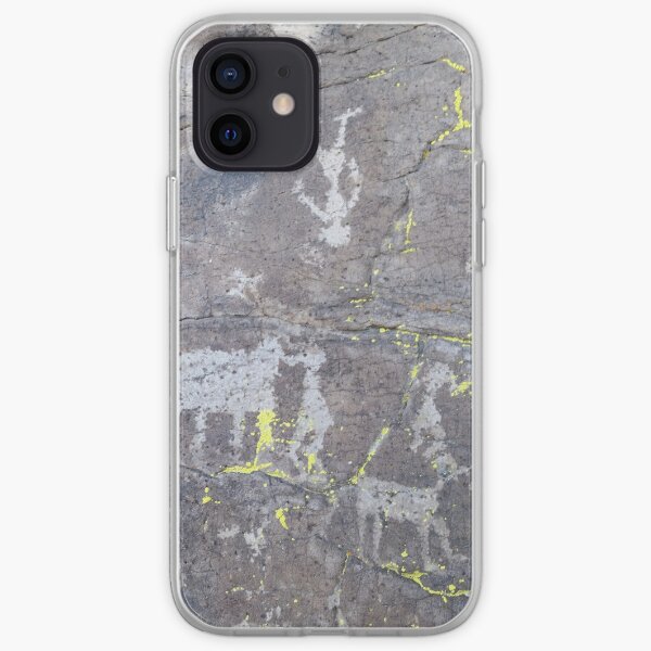 Arcosanti AZ petroglyphs iPhone Soft Case