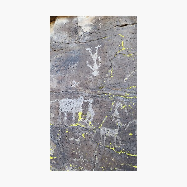Arcosanti AZ petroglyphs Photographic Print