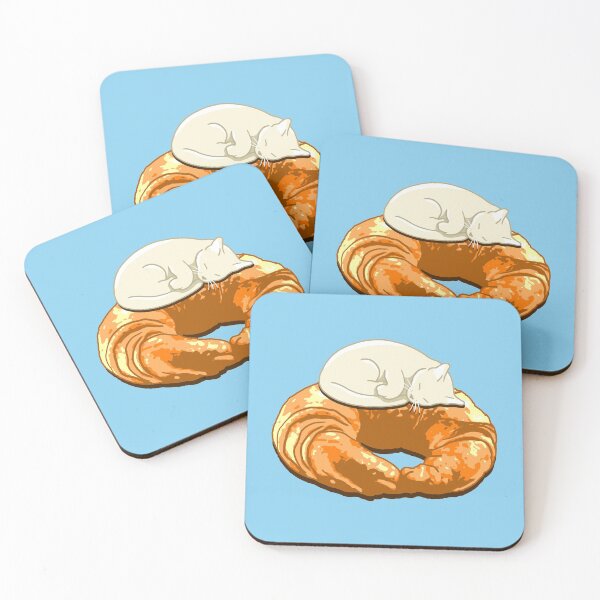 Item preview, Croissant Snow Cat designed and sold by CCCDesign.