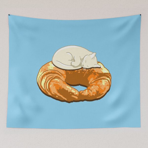 Item preview, Croissant Snow Cat designed and sold by CCCDesign.