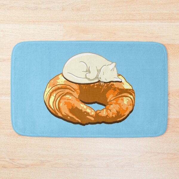 Item preview, Croissant Snow Cat designed and sold by CCCDesign.