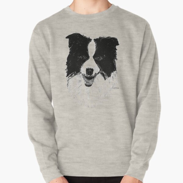 Border Collie - Scarf and Clothing Pullover Sweatshirt