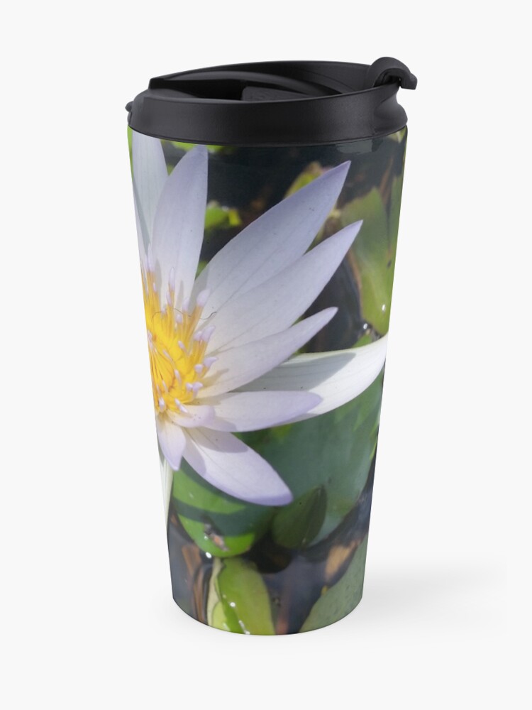 Alternate view of The lotus flower Travel Mug