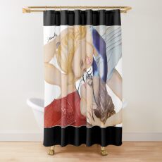 Orphan Black| Cosima and Delphine- The Golden Ratio Shower Curtain