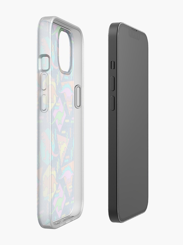 Alternate view of Nineties Dinosaurs Pattern iPhone Case
