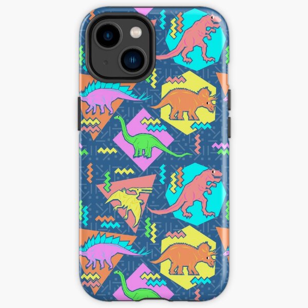 Nineties Dinosaurs Pattern iPhone Tough Case