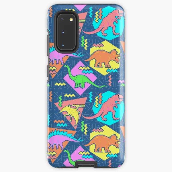 Nineties Dinosaurs Pattern Samsung Galaxy Tough Case