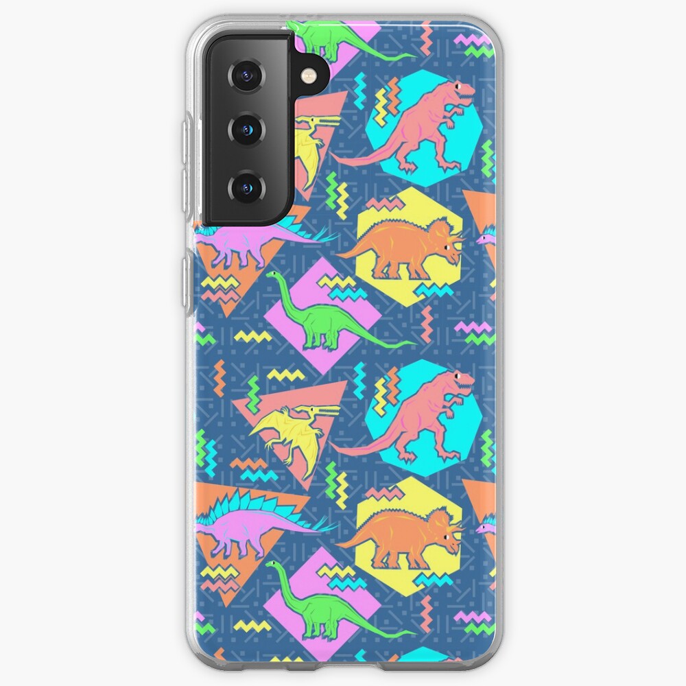 Nineties Dinosaurs Pattern Case & Skin for Samsung Galaxy