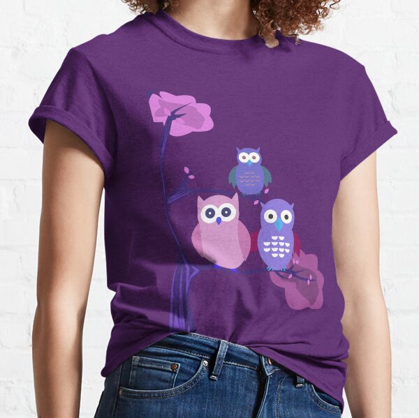 Purple Owls Classic T-Shirt