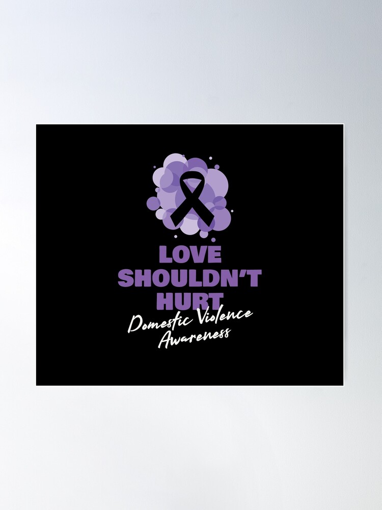 Love Shouldn't Hurt Decal Domestic Violence Awareness -  Portugal