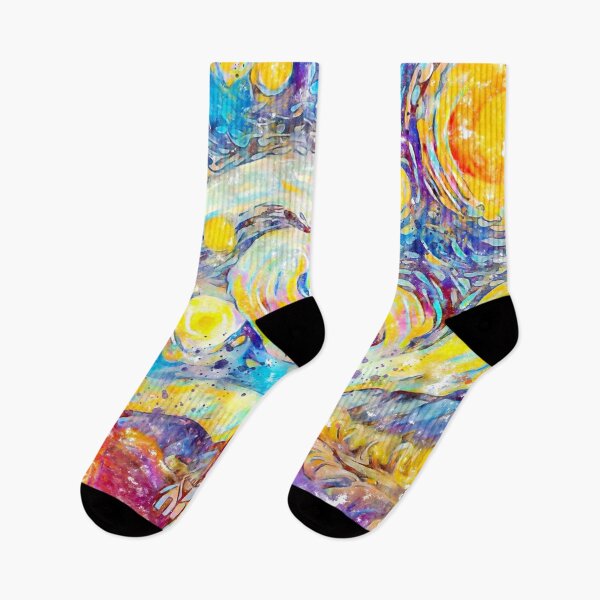 Item preview, Starry Night Watercolor designed and sold by Nora Gad.