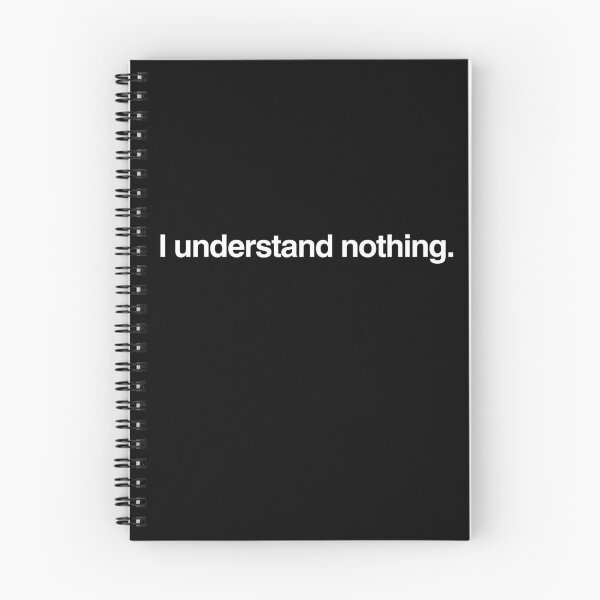 Item preview, i understand nothing. designed and sold by myheadisaprison.