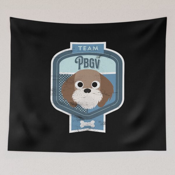 Item preview, Team PBGV - Distressed Petit Basset Griffon Vendeen Beer Label Design designed and sold by DoggyStyles.