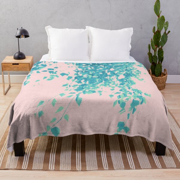 Item preview, Turquoise Blush Leaves Delight #1 #tropical #decor #art designed and sold by Anita's & Bella's Art.