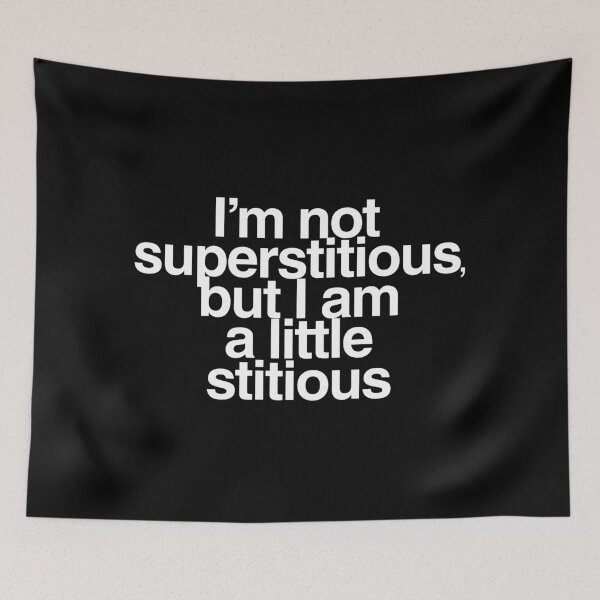 Item preview, a little stitious  designed and sold by myheadisaprison.