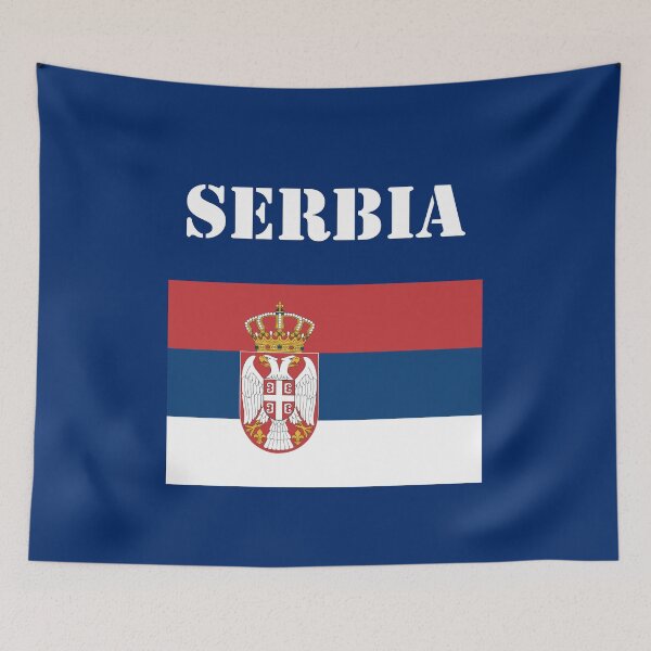 Item preview, Serbia Serbian Flag designed and sold by vladocar.