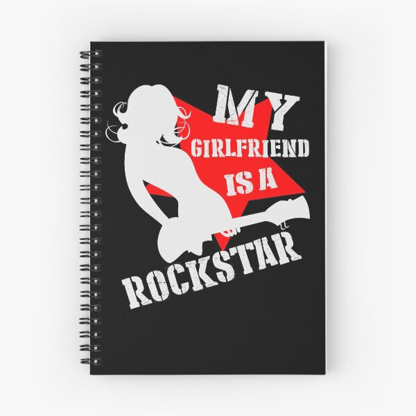 Item preview, My Girlfriend Is A Rockstar designed and sold by Nerd Digs.