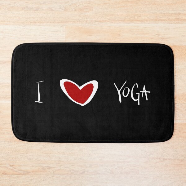 Item preview, i love yoga heart designed and sold by TShirtsByMs.