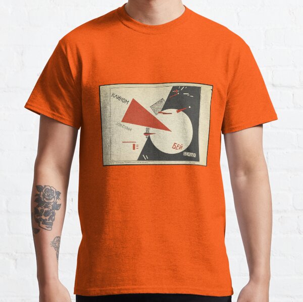 HD Beat the Whites with the Red Wedge (1919), by El Lissitzky HIGH DEFINITION Classic T-Shirt