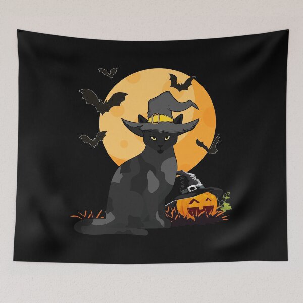 Item preview, Halloween Cat Haunted Gift designed and sold by Nerd Digs.