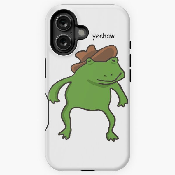 Aperçu de l'œuvre Grenouille Yeehaw Cowboy mignonne créée et vendue par gremlinart.
