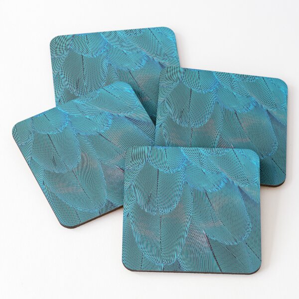 Item preview, Turquoise Blue Feathers designed and sold by newburyboutique.