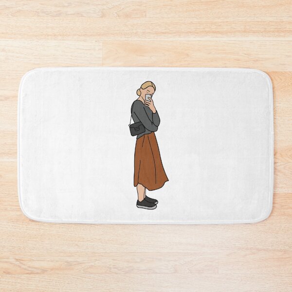 Item preview, Fashionable Blonde Woman Taking a Mirror Selfie designed and sold by elmma design.