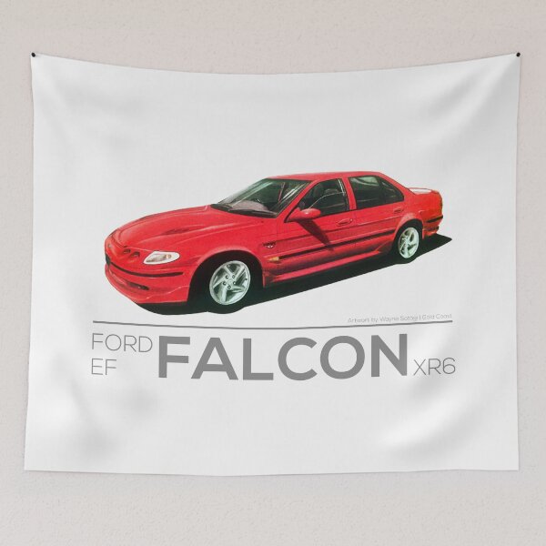 Item preview, Ford EF Falcon XR6 Red - Enthusiast Series designed and sold by Heartwall.