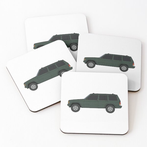 Item preview, 97 to 01 Stock USA 4x4 off road vehicleforest green  designed and sold by MandalaPics.