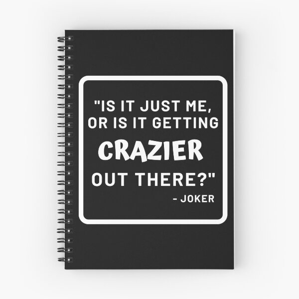 Item preview, Joker Movie Quote White designed and sold by SpiffyD.
